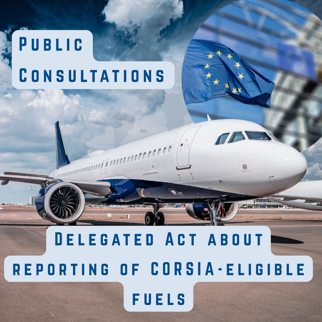 Delegated Act about reporting of CORSIA-eligible fuels