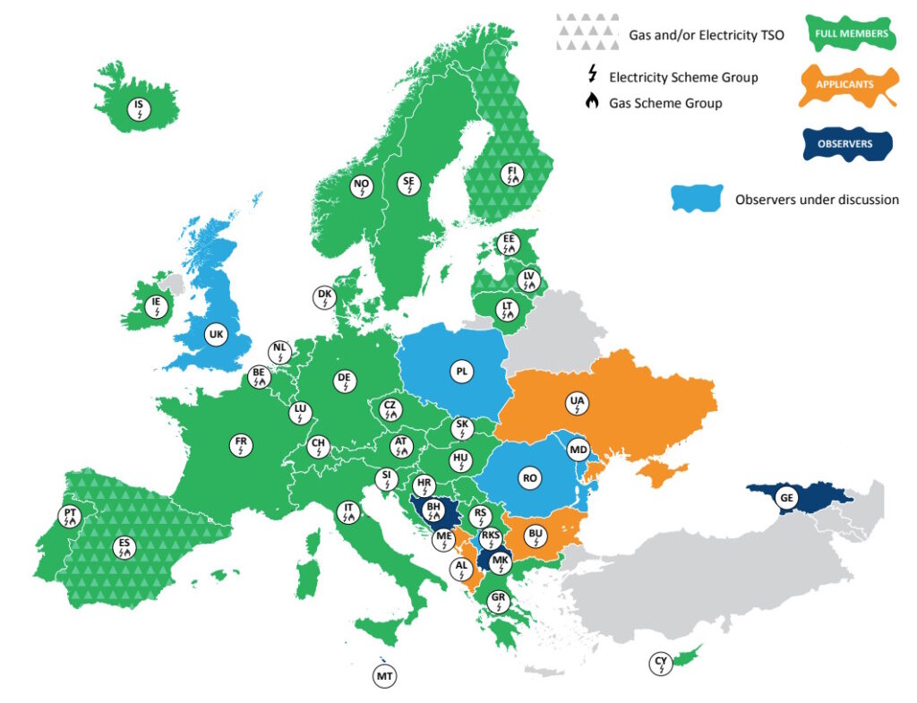 Association of Issuing Bodies members, applicants and observers