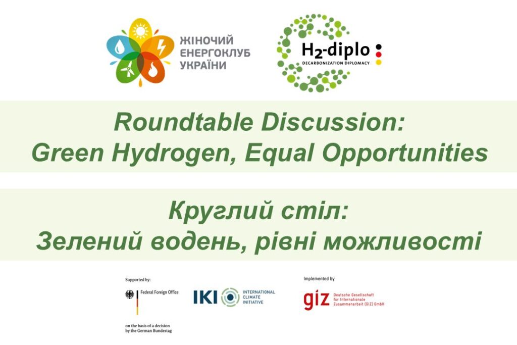Roundtable Discussion: Green Hydrogen, Equal Opportunities. H2-diplo