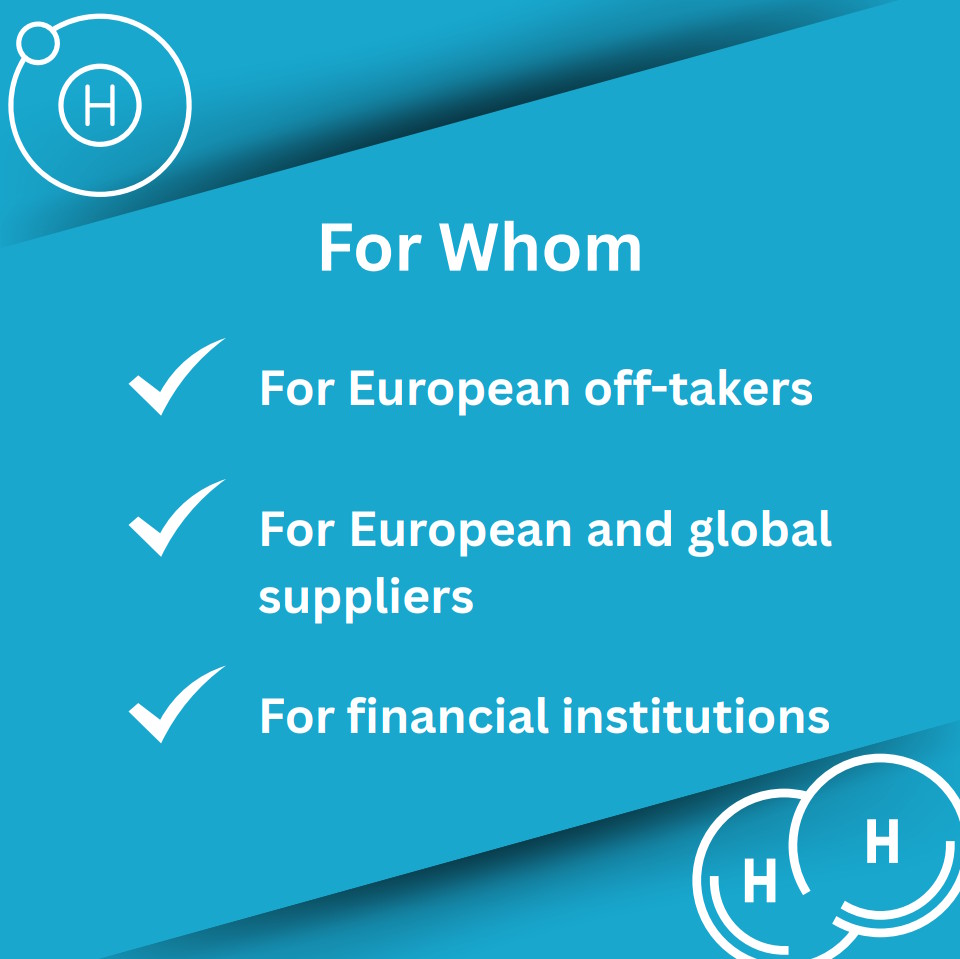 Hydrogen Mechanism is for European off-takers, for European and global suppliers, for financial institutions