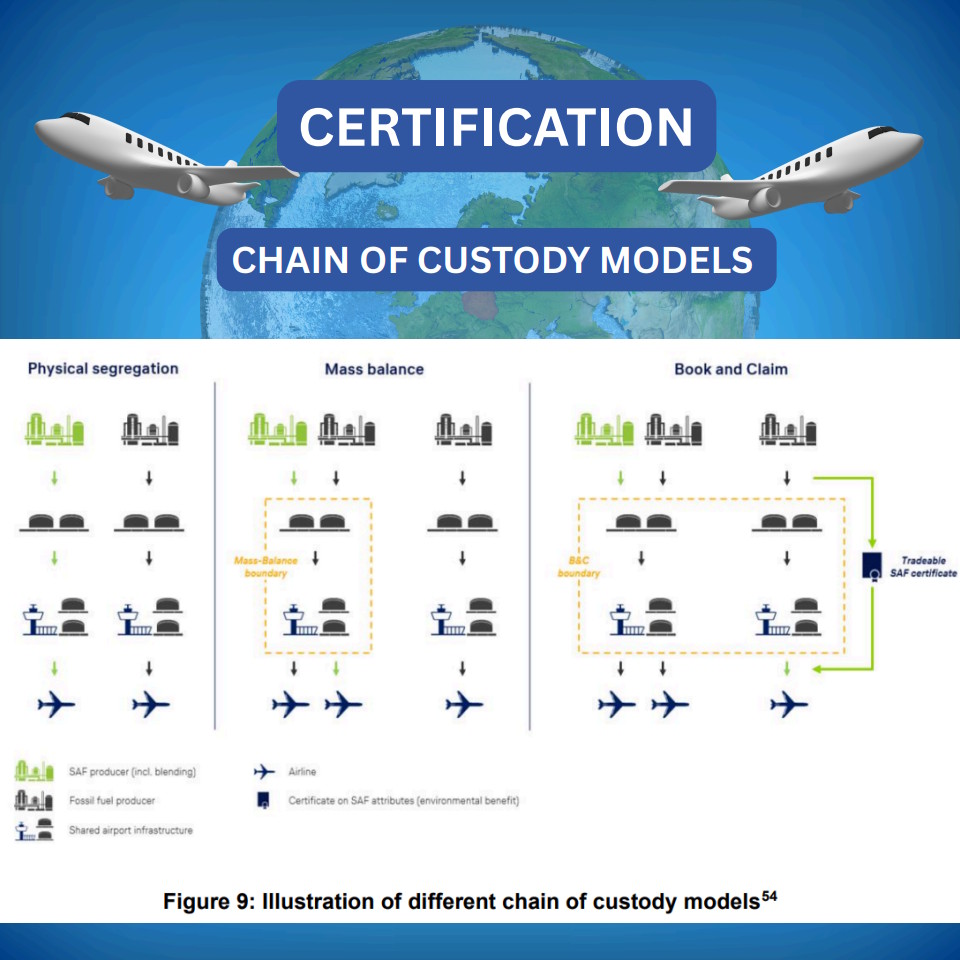Illustration of different chain on custody models