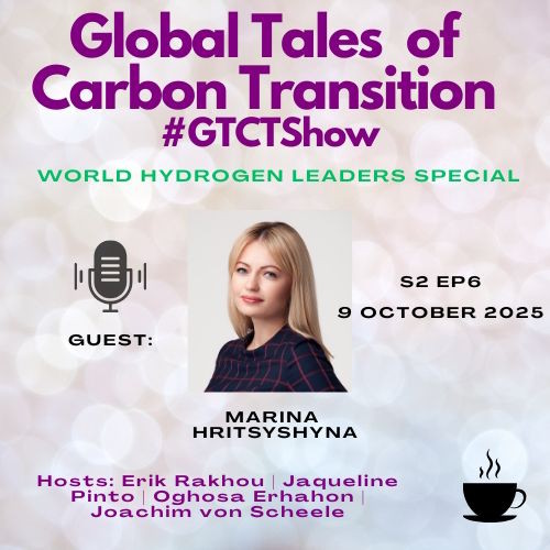 Marina Hritsyshina joins Global Tales of Carbon Transition podcast on 9 October 2025