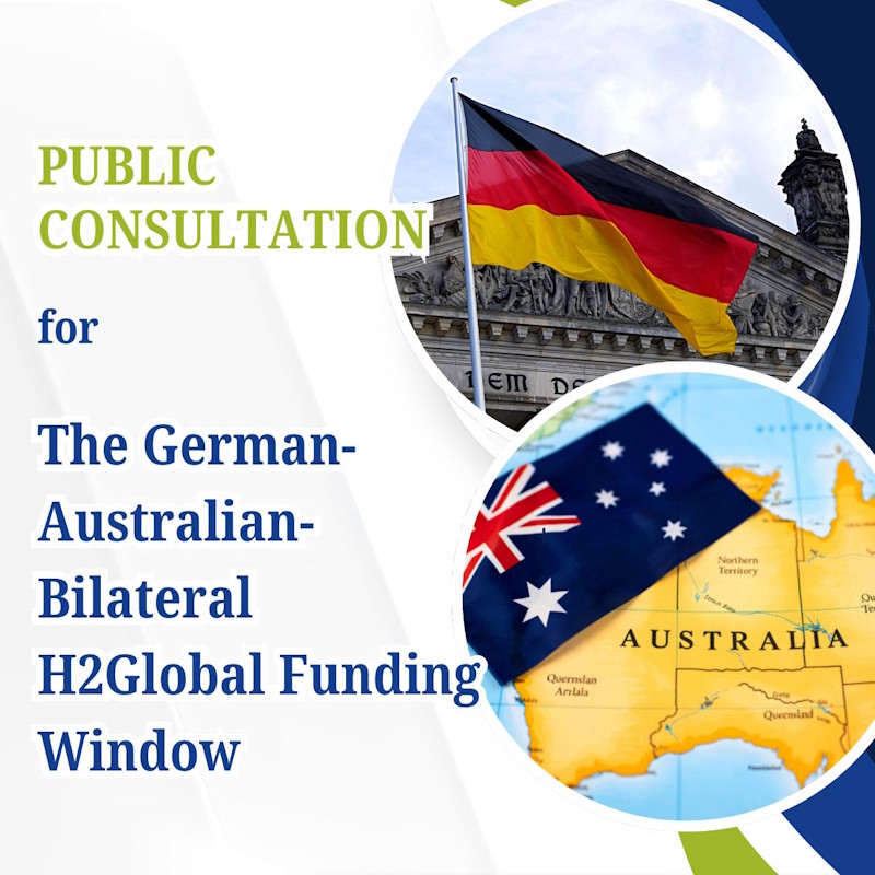 Public consultation for bilateral German-Australian H2Global funding window